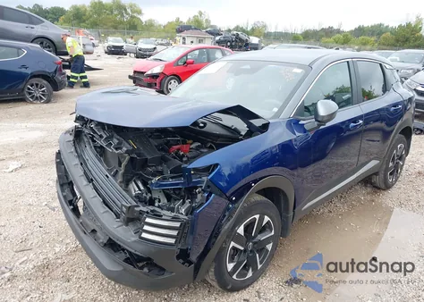 2025 Nissan Kicks Sv Intelligent Awd from USA, damaged, VIN 3N8AP6CB2SL333794